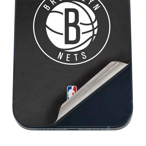 NBA Brooklyn Nets Distressed iPhone 16 Plus Skin